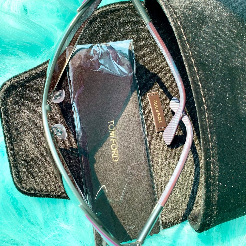 NWT TOM FORD Vanda Cat Eye Vintage Oversized Pink Gradient Sunglasses - Picture 6 of 6